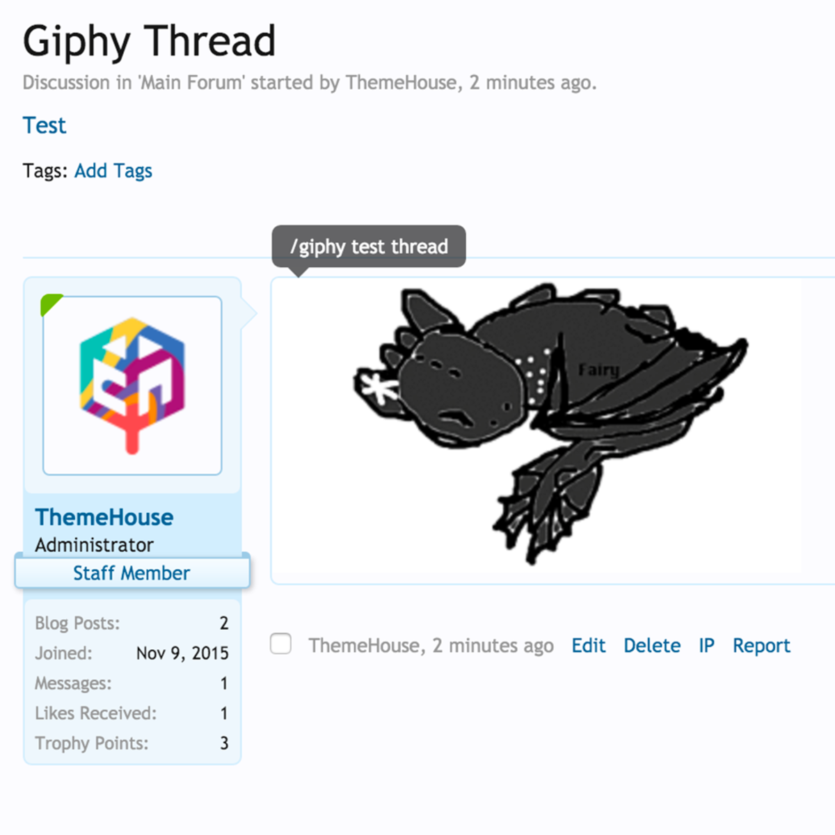 Giphy XenForo 1 Add-on — ThemeHouse